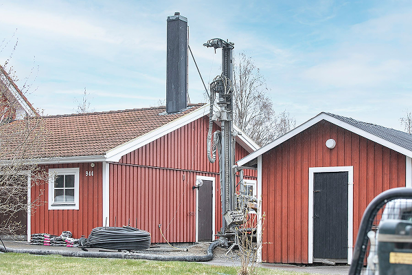 Villa med bergvärme i Ljusdal – stabil värme även under kalla vintrar.